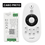 Branco com cabo preto